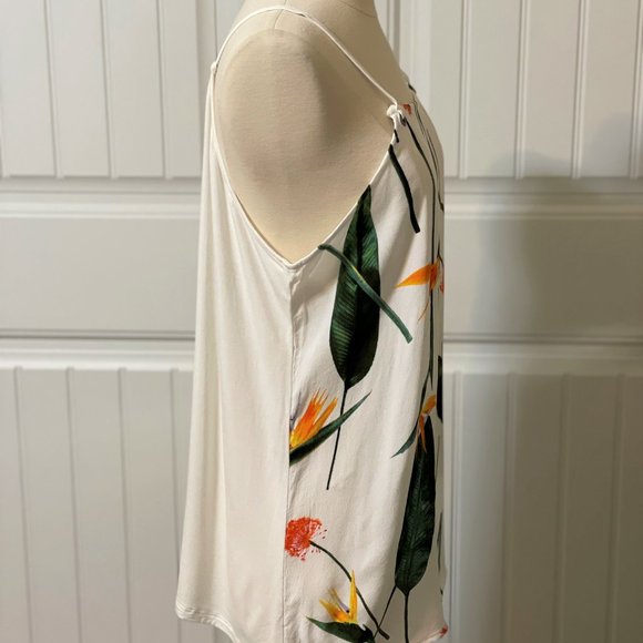 NWOT Tropical Tank Top Spaghetti Straps (P197) - Picture 8 of 11